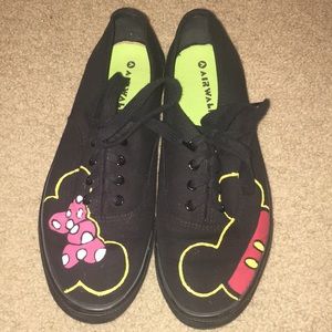 Custom Minnie and Mickey Mouse shoes